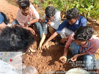 Seedball Production Training Programme